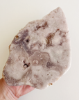 Large Pink Amethyst Slab w. Stand 003