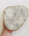 White Agate Slice 001