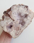 Large Pink Amethyst Slab w Stand 004