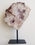 Large Pink Amethyst Slab w Stand 004