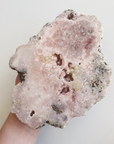 Large Pink Amethyst Slab w Stand 005