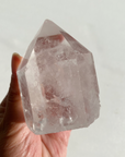 Clear Quartz Tower & Pink Amethyst Duo 056*