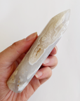 White Lace Agate Tower 002