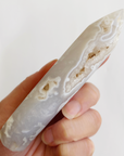 White Lace Agate Tower 002