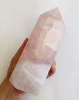 XL Rose Quartz Tower 011