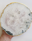 White Agate Slice 007